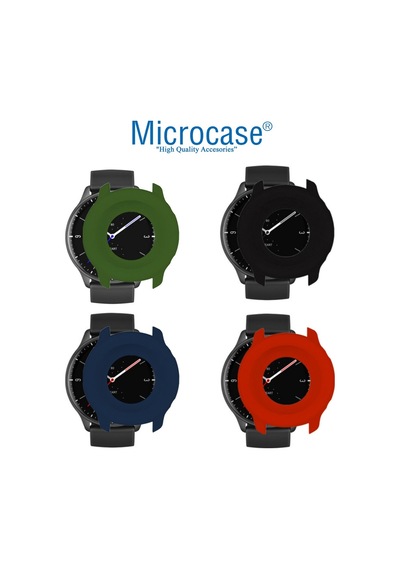 Microcase Amazfit Gtr 2 47Mm Önü Açık Tasarım Silikon Kılıf