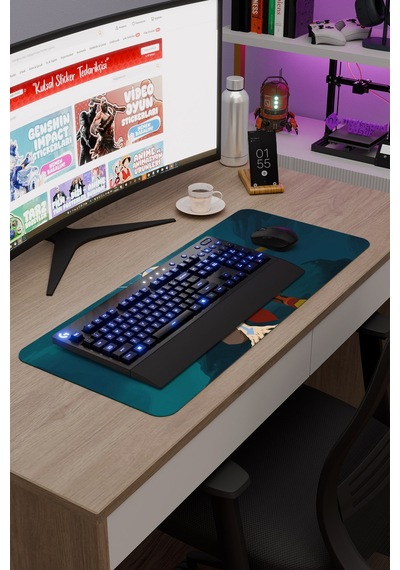 Avatar Son Hava Bükücü Dikişli Kauçuk Oyuncu Mousepad V5 - 70x30 Xl Gaming Mouse Pad