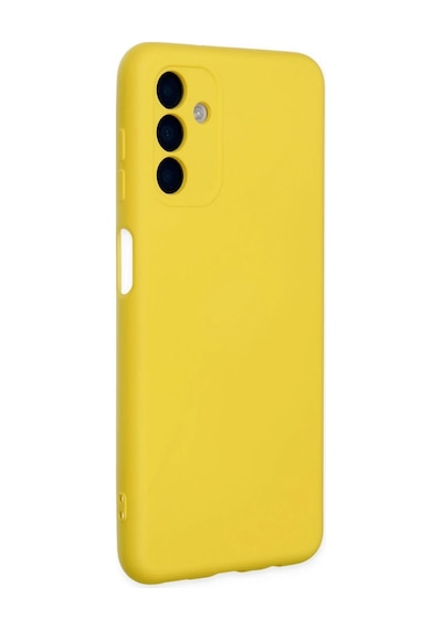 Samsung Uyumlu Galaxy A04s Kılıf Nano İçi Kadife Silikon - Sarı 0.2M-Çok Renkli