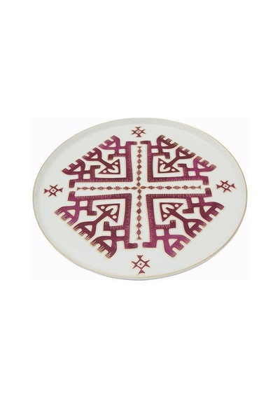 Porland Arabesque Desen6 Düz Tabak 27cm