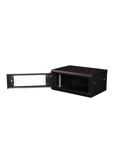 Lande - 4u 19" Duvar Tipi Rack Kabinet Genişlik: 600 Mm Derinlik: 450 Mm Siyah