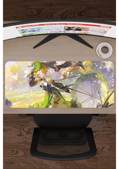 Emilie Genshin Impact Anime Gacha V2 - 70x30 Xl Gaming Mouse Pad Fare Altlığı