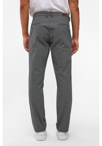 Süvari Siyah Regular Armürlü Pantolon