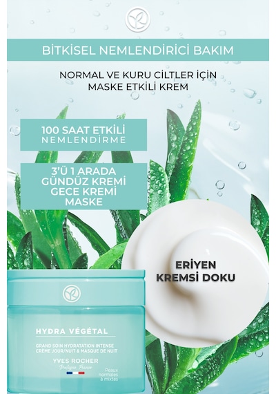 Normal Ve Kuru Ciltler İçin 100 Saat Etkili Nemlendirici. Canlandırıcı Ve Işıltı Veren Krem 75ml
