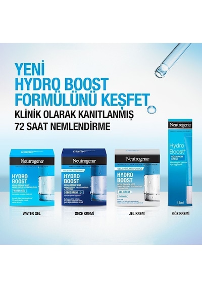 Neutrogena Hydro Boost Gel Cream Nemlendirici Kuru Ciltler 50 ML x2
