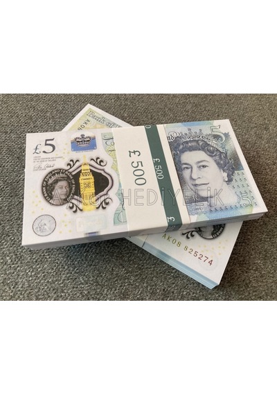 300 ADET 5 STERLİN BANKNOT POUND PARA GEÇERSİZ
