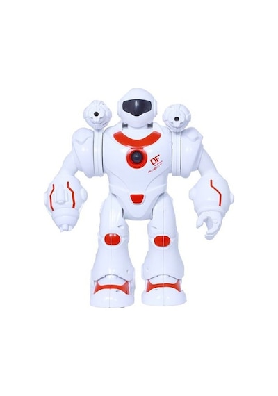 Sesli Ve Işıklı Savaş Robotu Kırmızı
