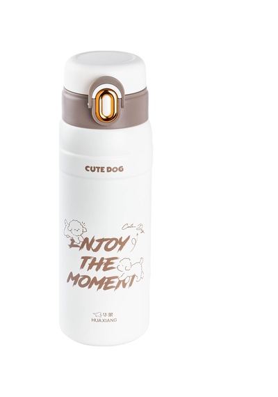 Tnt-6941395983117-okadı Beyaz Kahve Paslanmaz Çelik Termos 620ml