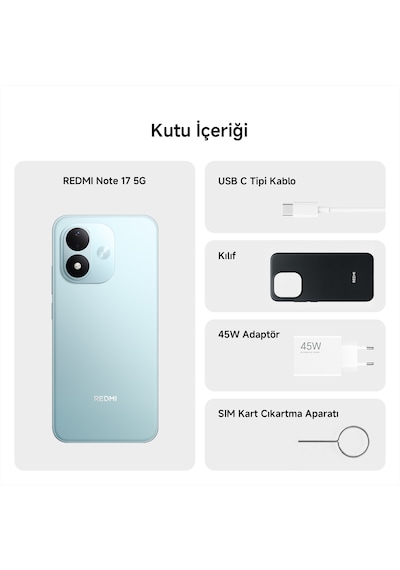 Xiaomi Redmi Note 17 5G 6 GB 256 GB (Xiaomi Türkiye Garantili)