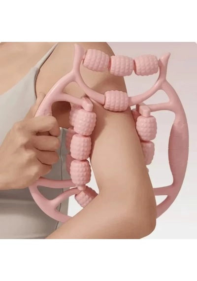 18 Silindirli Sıkılaştırıcı Masaj Aleti Pembe
