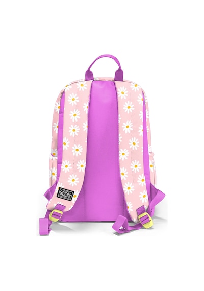 Coral High Papatya Desenli Okul Sırt Çantası 33224 124-Pembe
