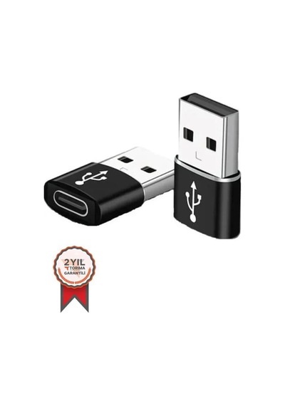 Bağlantı Aracı Ofis Gereci Veri Aktarımı Dönüştürücü Adaptör Usb To Type-c 3.0 Usb Yd68 Siyah
