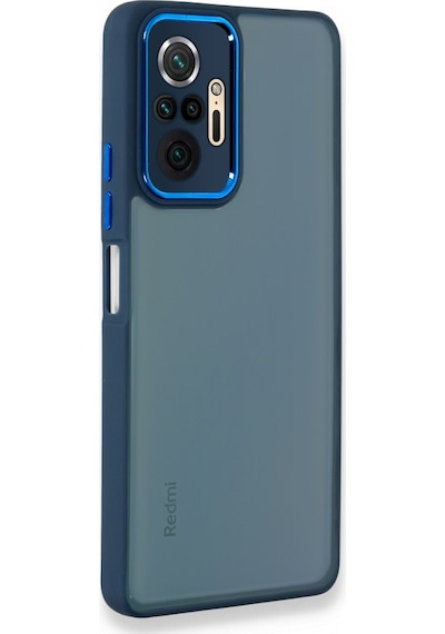 Xiaomi Redmi Note 10 Pro 4G Kılıf Freya Lazer Lens Kamera Çerçeveli Silikon Kapak