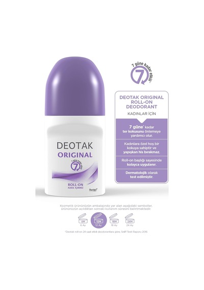 Original Kadın 7 Güne Kadar Etkili Roll-on Deodorant 35 Ml 00211350