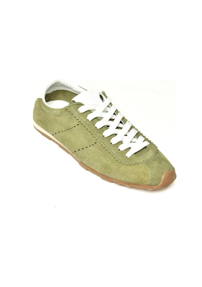 Fox Shoes U312311602 Yeşil Hakiki Süet Spor Ayakkabı Yeşil-süet Çok Renkli