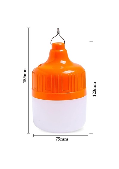 Ledx Ln-or30g 30 Watt Type-c Şarjlı Taşınabilir Asma Kancalı Kamp Çadır Lambası 6500k 1200mah 3 Modlu Abs Malzeme Şeffaf