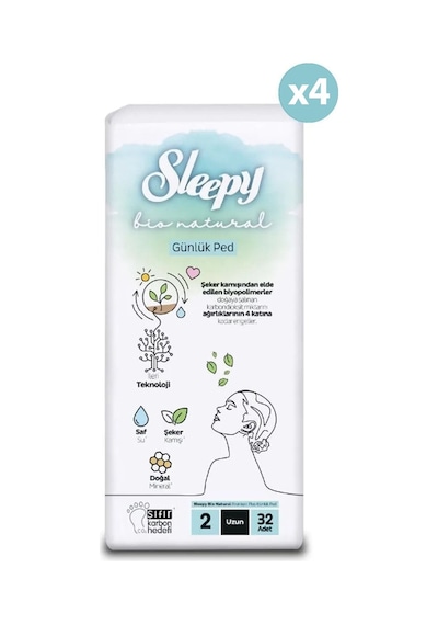 Bio Natural Premium Plus Günlük Ped Uzun 128 Adet Ped