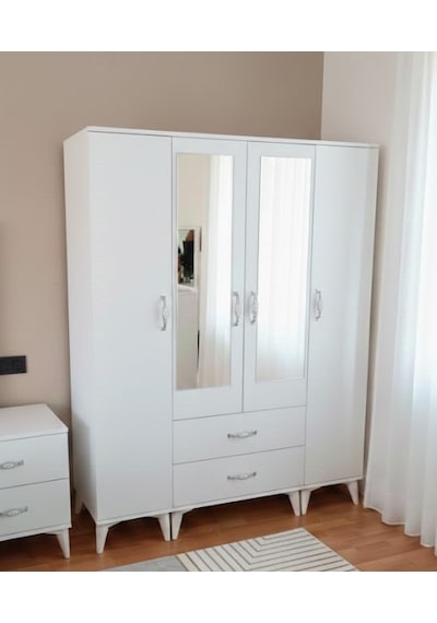 Koru 4 Kapaklı Dolap Gardırop - Byz M2