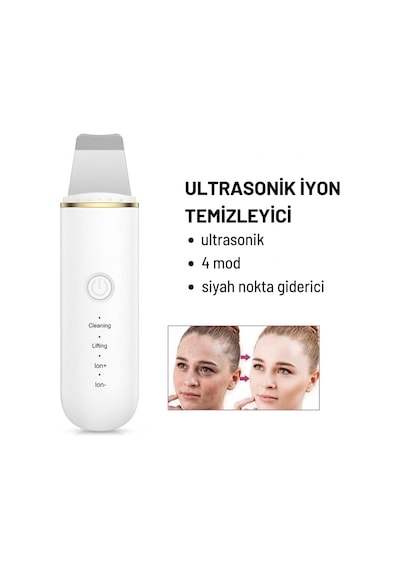 Concord Renora Ultrasonik Spatula Yüz Siyah Nokta Temizleme Aleti 2 Yıl Garantili Sm-15