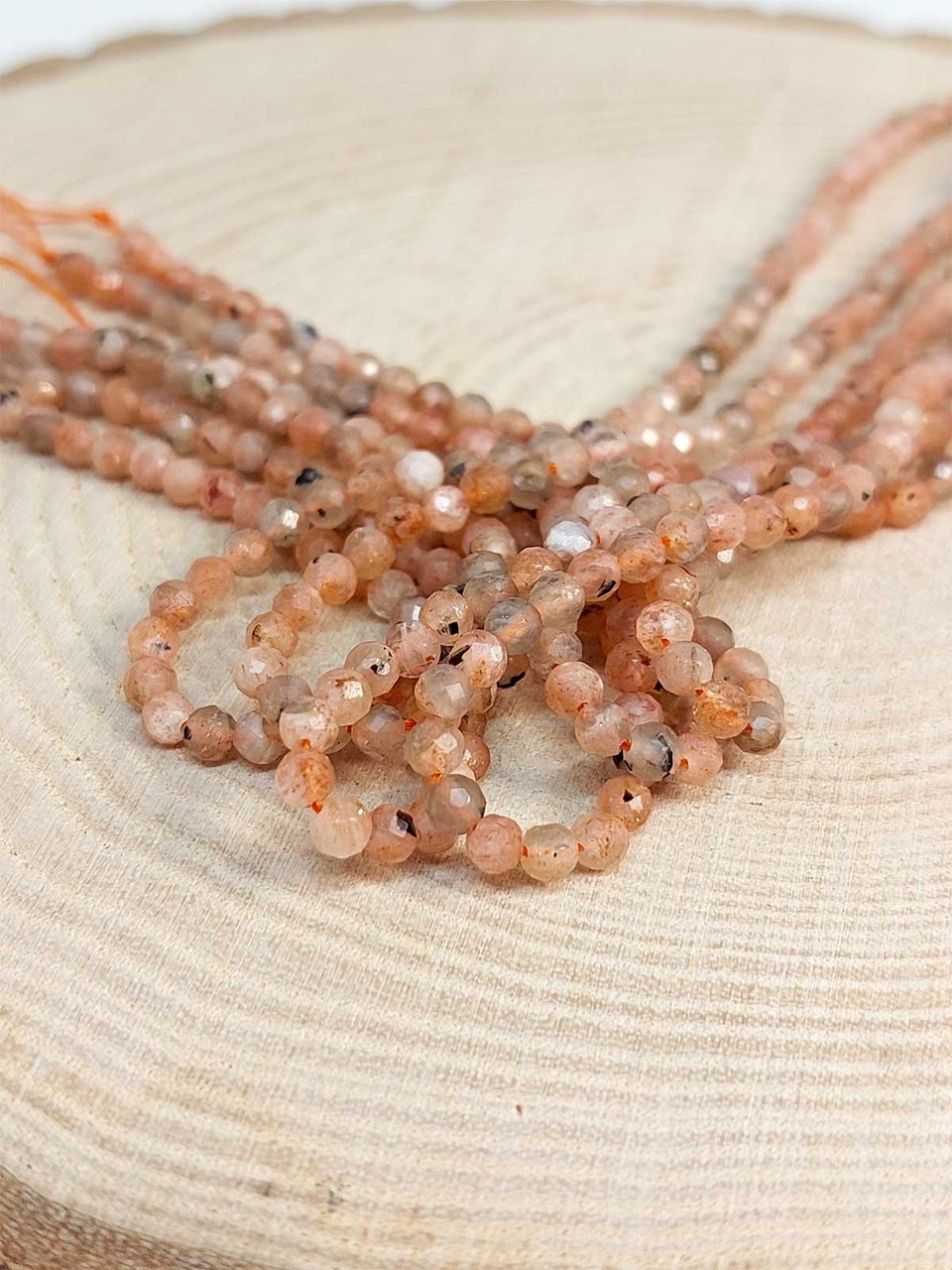 Yasam Tohumu Güneş Taşı Yarım Dizi 3 MM 17 CM Altın