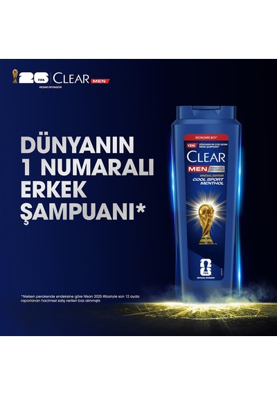 Men Erkek Şampuan Cool Sport Menthol Kepeğe Karşı Etkili 600 Ml