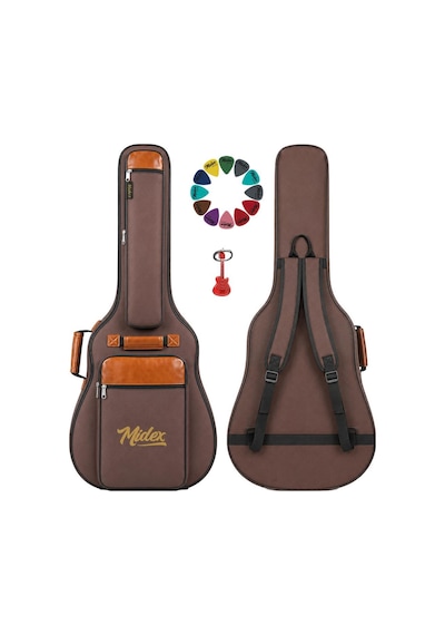 Midex Cs-95brw Özel Tasarım Premium Softcase Klasik Gitar Çantası Gigbag Kılıf 101 Cm