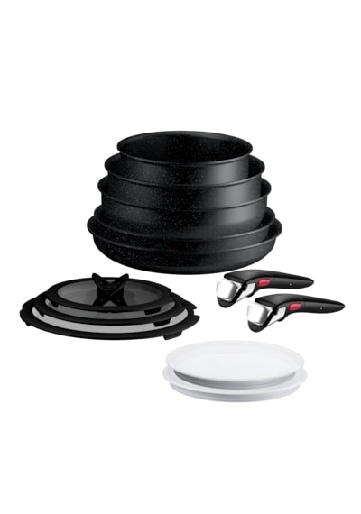 Tefal Ingenio Expertise 5x Büyük Set - 12 Parça Siyah