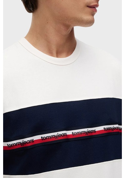 Tommy Jeans T Shirt Erkek T Shirt Dm0dm23245 Ybh Beyaz