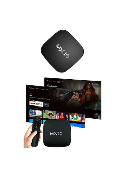 Flzdgnkr 2.4g Wifi Tv Box Medya Oynatıcı Tv Uyumlu Mx Box Kutusu Android Tv