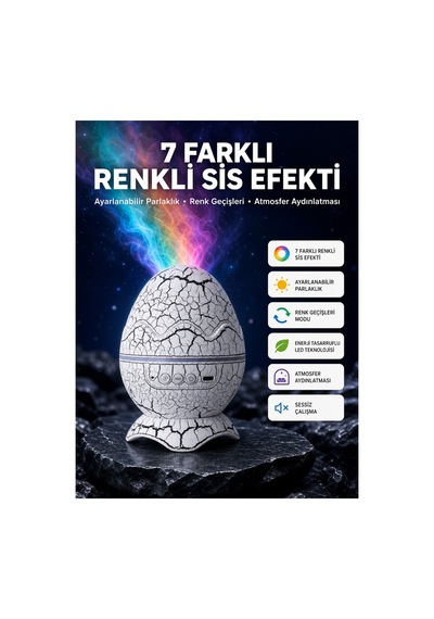 Yıldız Gökyüzü Efektli Çok Modlu Gece Işığı Çok Rnekli