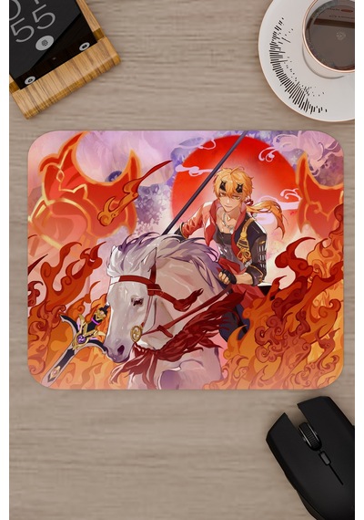 Thoma Genshin Impact Anime Oyuncu V3 - 22x18 Gaming Mouse Pad Fare Altlığı