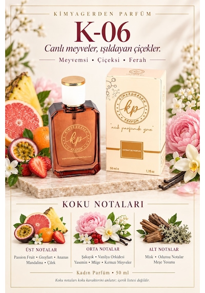 KP K-06 Kadın Parfüm EDP 50 ML