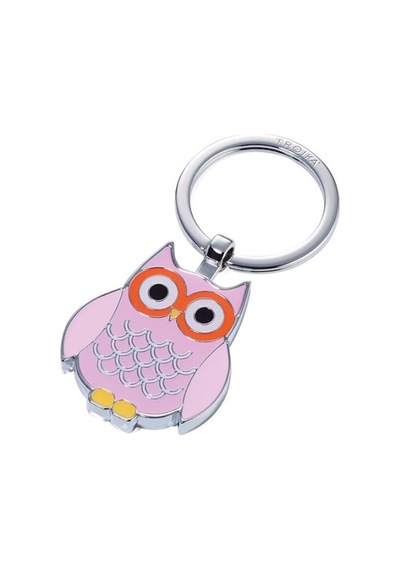 Troika Rosy Anahtarlık - Curly - Krom Kaplama Emaye Metal, Pembe