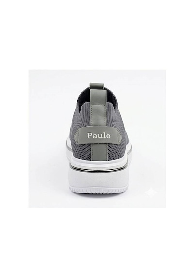 Daytex 1111 Erkek Slip-on - Full Triko Örgü Sportif Kalın Eva Taban Sneaker Füme