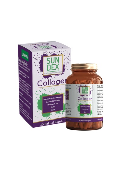 Sundex Collagen 30 Bitkisel Kapsül