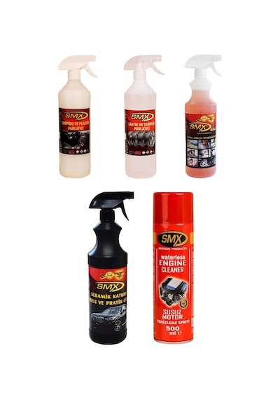 SMX Susuz Motor Temizleme Spreyi / Seramik Cila / Hızlı Cila / Pr