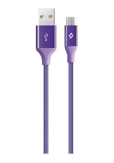 Ttec Alumicable Micro Usb Şarj Kablosu - Mor 2dk11mr