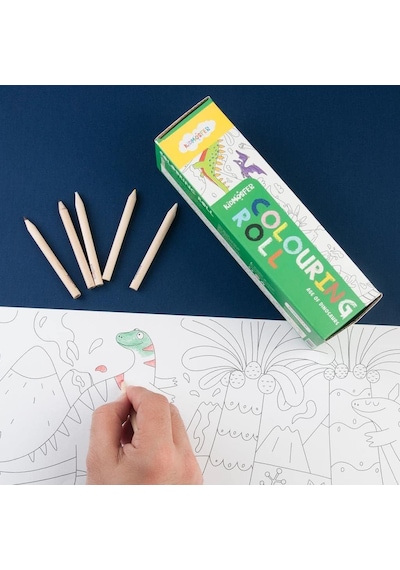 Boyama Rulosu - Dinozorlar Colouring Roll Age Of Dinosaurs Çok Renkli