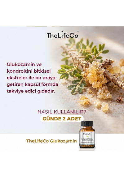TheLifeCo Glukozamin 60 Kapsül