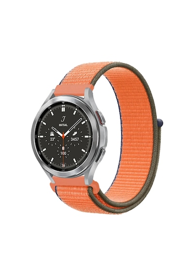 Newface - 873 - Watch 22mm Hasırlı Cırtcırtlı Kordon - Edntrend - - Turuncu