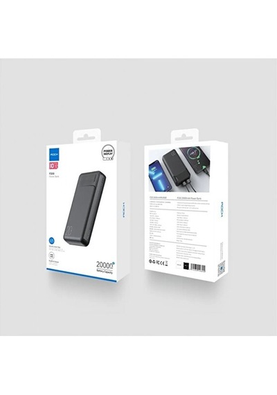 Rock P200 Pd Fast Charging 20000 Mah Power Bank Siyah