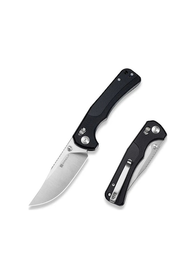 Sencut Slybolt Black G10 Handle Satin Finished 9cr18mov Blade Kamp Çakı Siyah