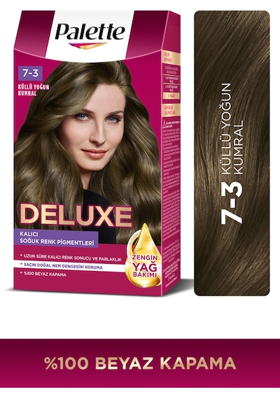 Palette Deluxe Yoğun Renkler 7 - 3 Küllü Yoğun Kumral Saç Boyası (455871819)