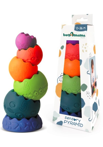 Hugamama Sensory Yumuşak Piramit: Duyusal Denge Oyuncağı Hugamama Sensory Yumuşak Piramit: Duyusal Denge Oyuncağı