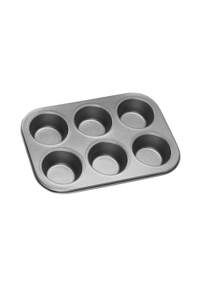 6'lı Muffin Kek Kalıbı Çok Renkli