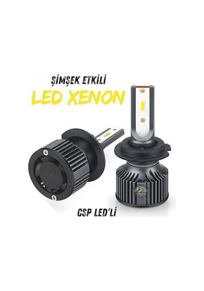 Renault Fluence 2010-2016 Uzun Far Uyumlu Şimşek Etkilii Led Xenon Premium Series H7