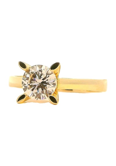 Cigold Tektaş Yüzük 14 Ayar Altın 1.68 Gr Oa-c11301029203 Renkli