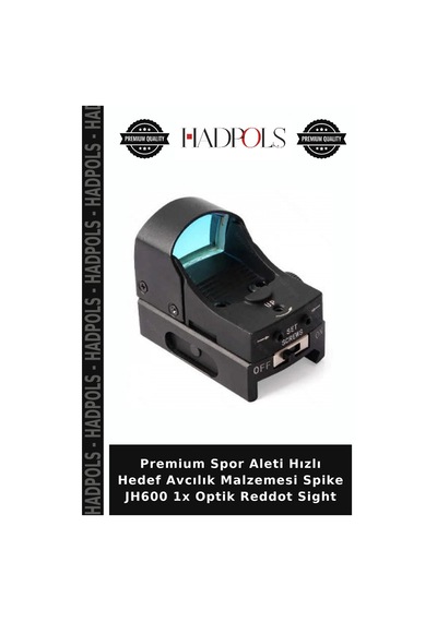 Premium Spor Aleti Hızlı Hedef Avcılık Malzemesi Spike Jh600 1x Optik Reddot Sight