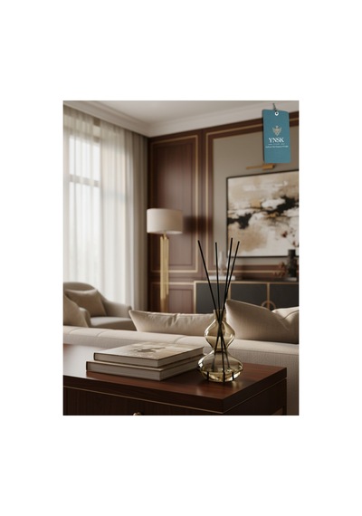 Chacha Home Luxury Gılden Tranquılıty Reed Diffuseur Şişesi & Oda Kokusu Bamboo Ink Elegance 500 Ml Orman
