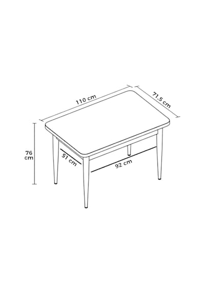 Still Beyaz MDF 70x110 Sabit Mutfak Masası Takımı Beyaz Metal Ayak 4 Gri Sandalye